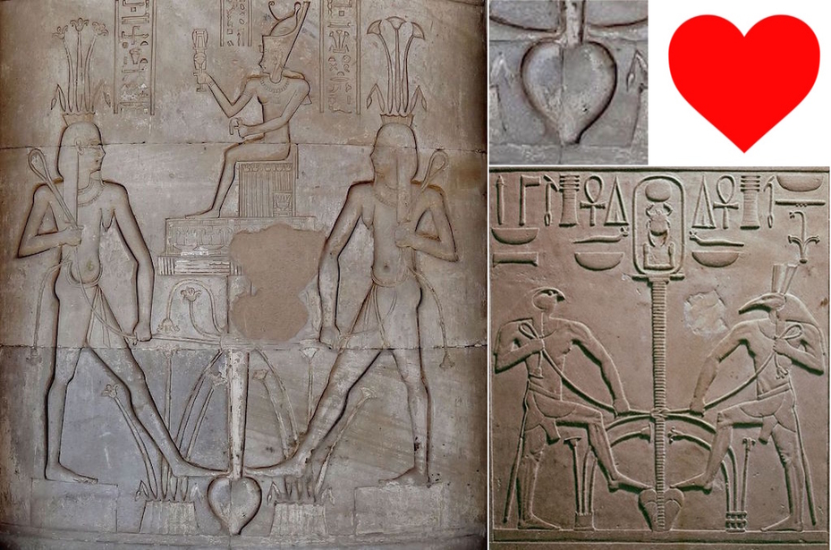 Sema Tawy Unification of the Two Lands by Horus Seth Thoth Hapi Hapy Mummification Ancient Egypt